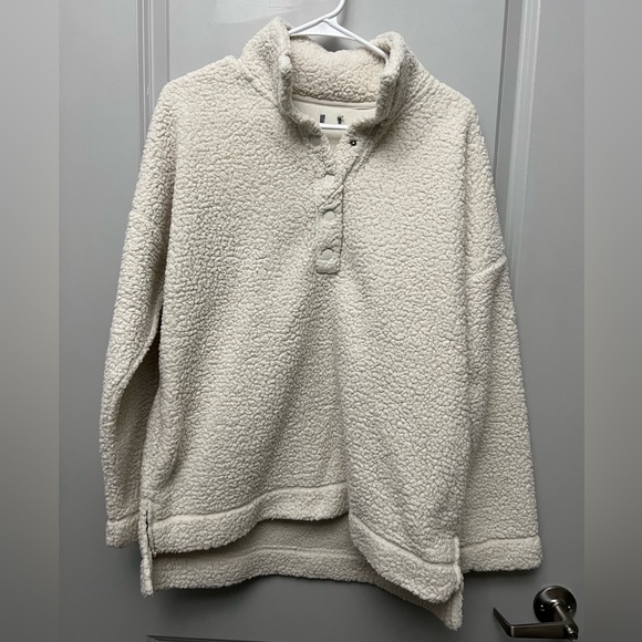 Aerie Cloud Sherpa Oversized Pullover - Picture 1 of 6